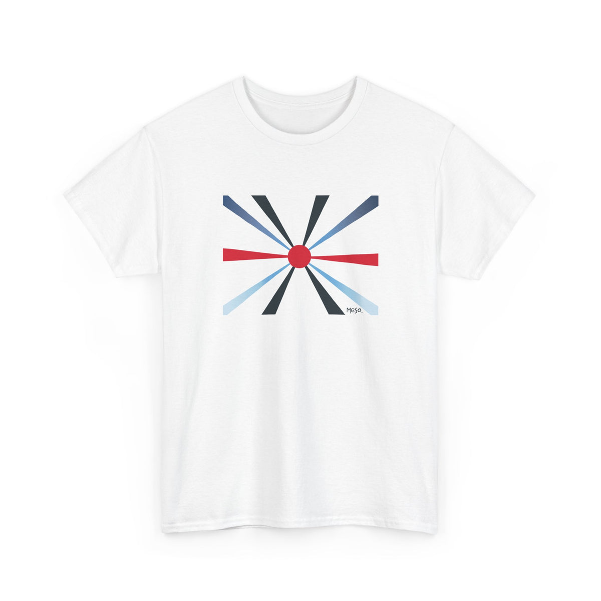 Meso. T-Shirt Éclat de Lumière Blanc