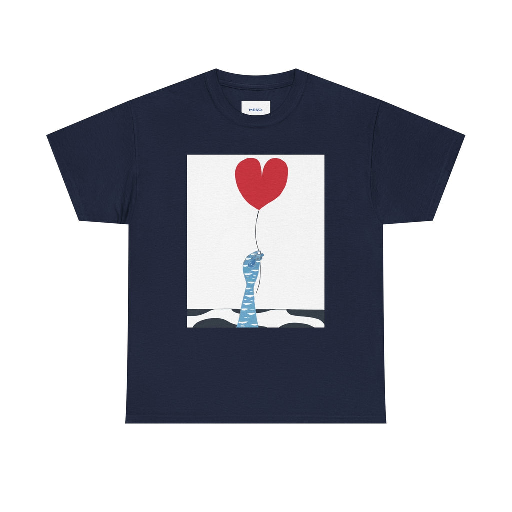 Meso T-Shirt \ɛm\ Bleu Avant porté