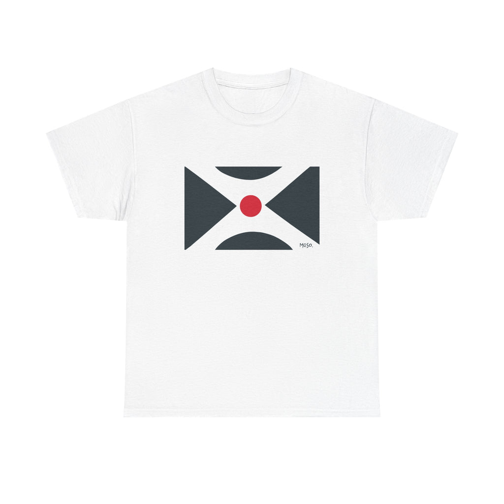 Meso. T-Shirt  blanc L'équilibre des forces avant