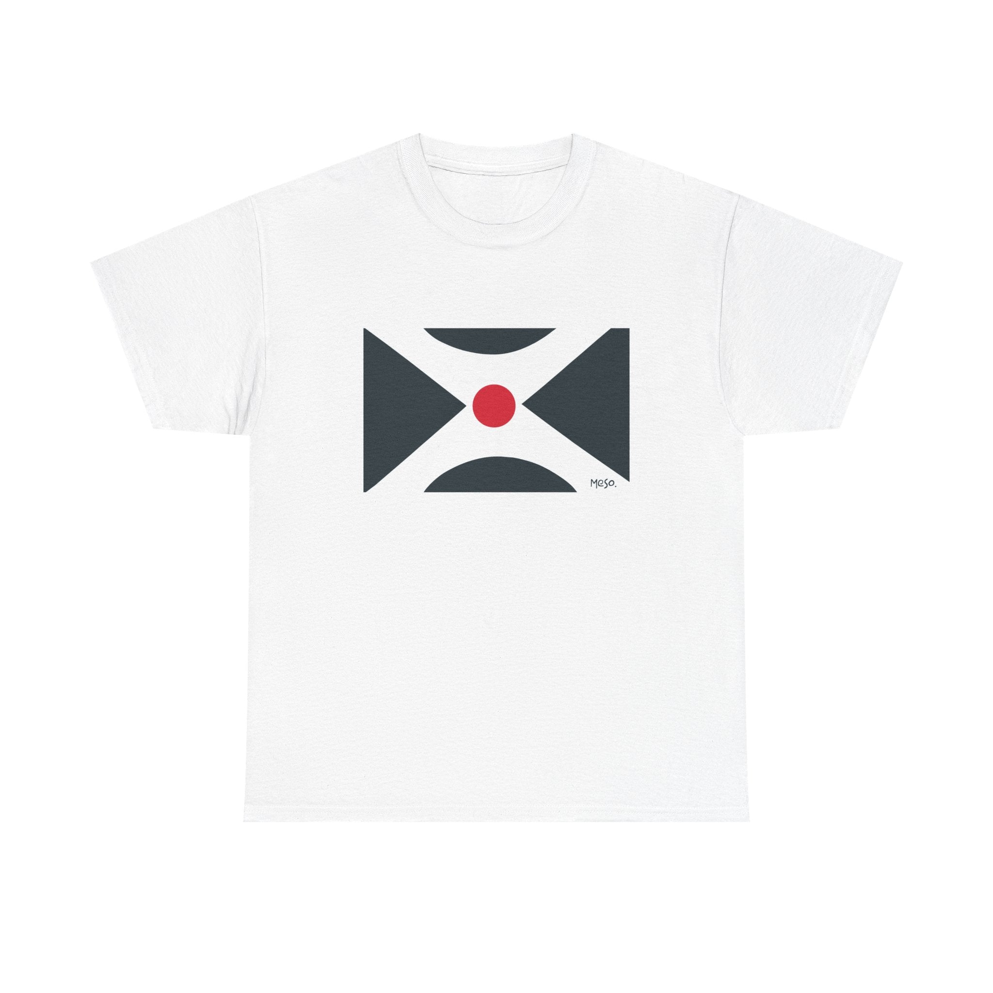 Meso. T-Shirt  blanc L'équilibre des forces avant