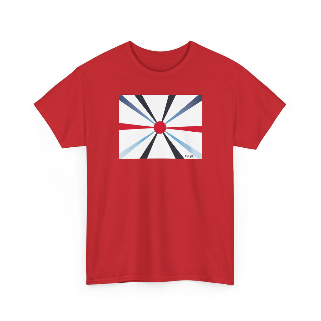 Meso. T-Shirt Éclat de Lumière Rouge