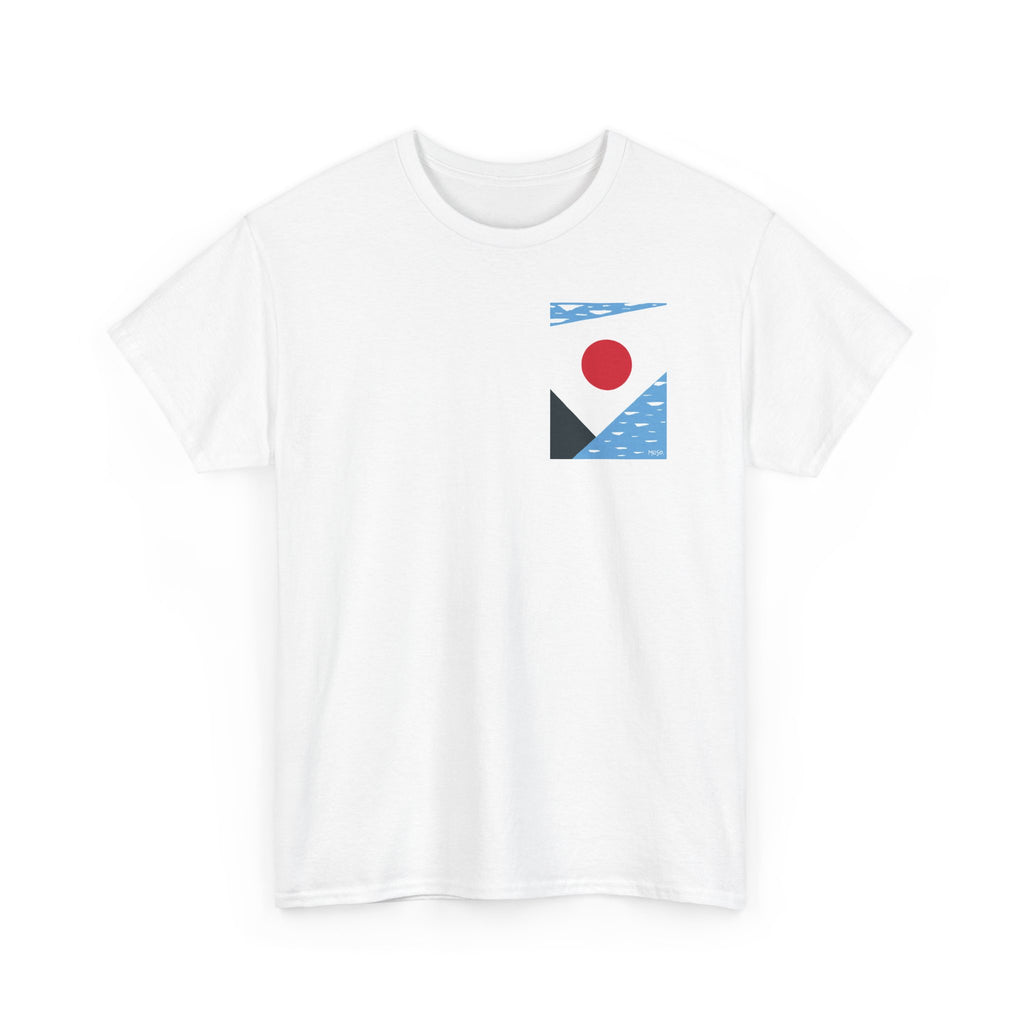 Meso. T-Shirt blanc TRAVERSÉE petit format