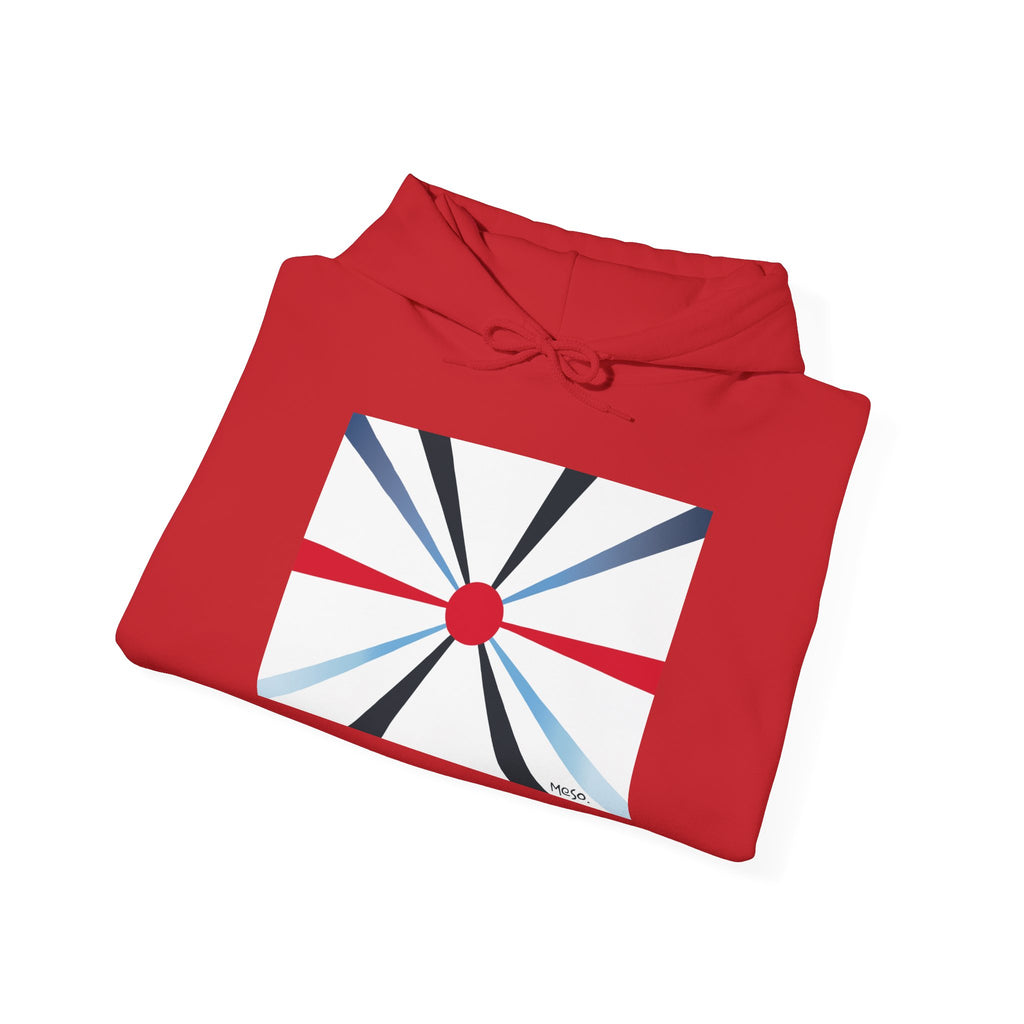 Meso. Hoodie Éclat de Lumière Rouge