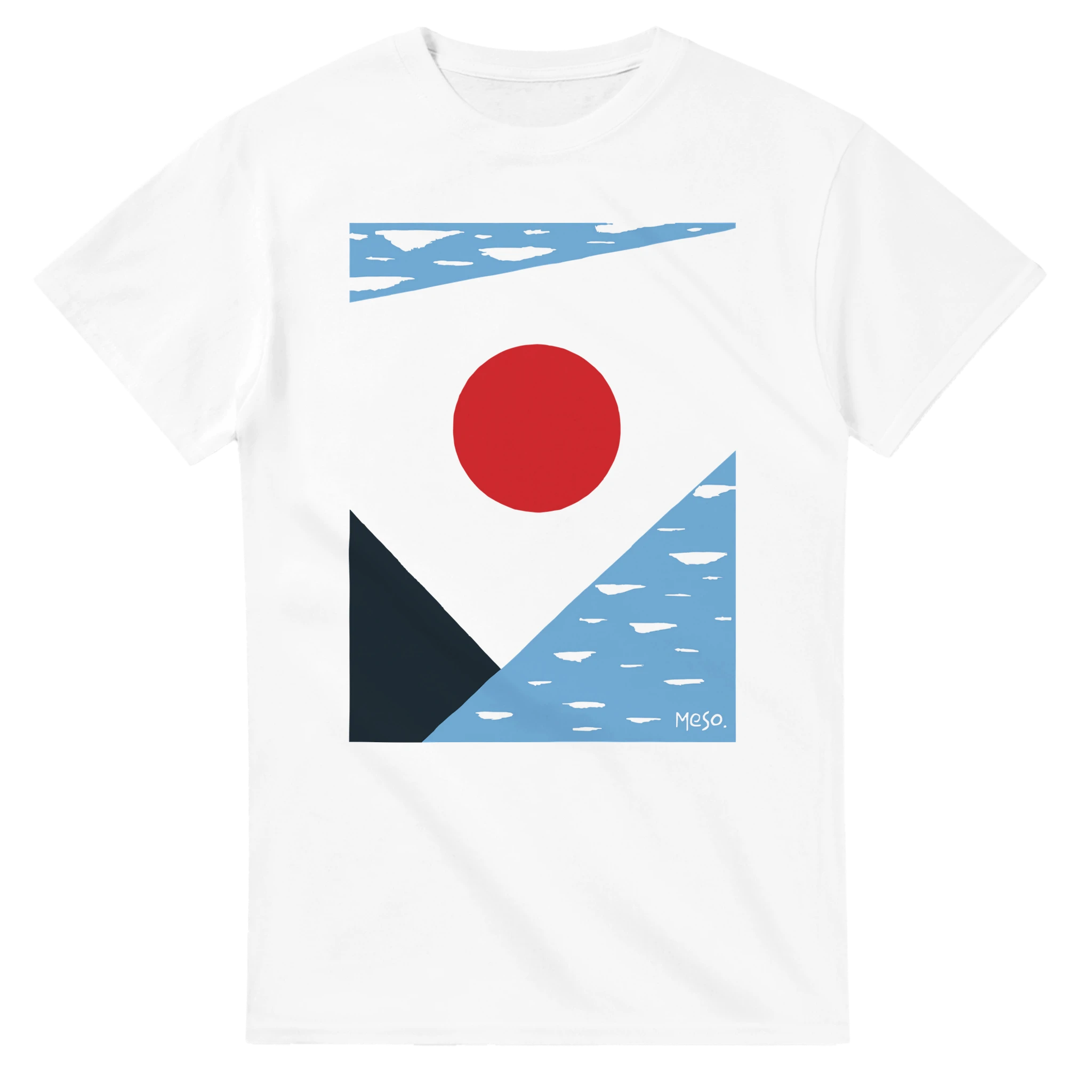 Meso. T-Shirt blanc TRAVERSÉE Avant