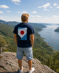Meso. T-Shirt  Bleu Traversée Arrière