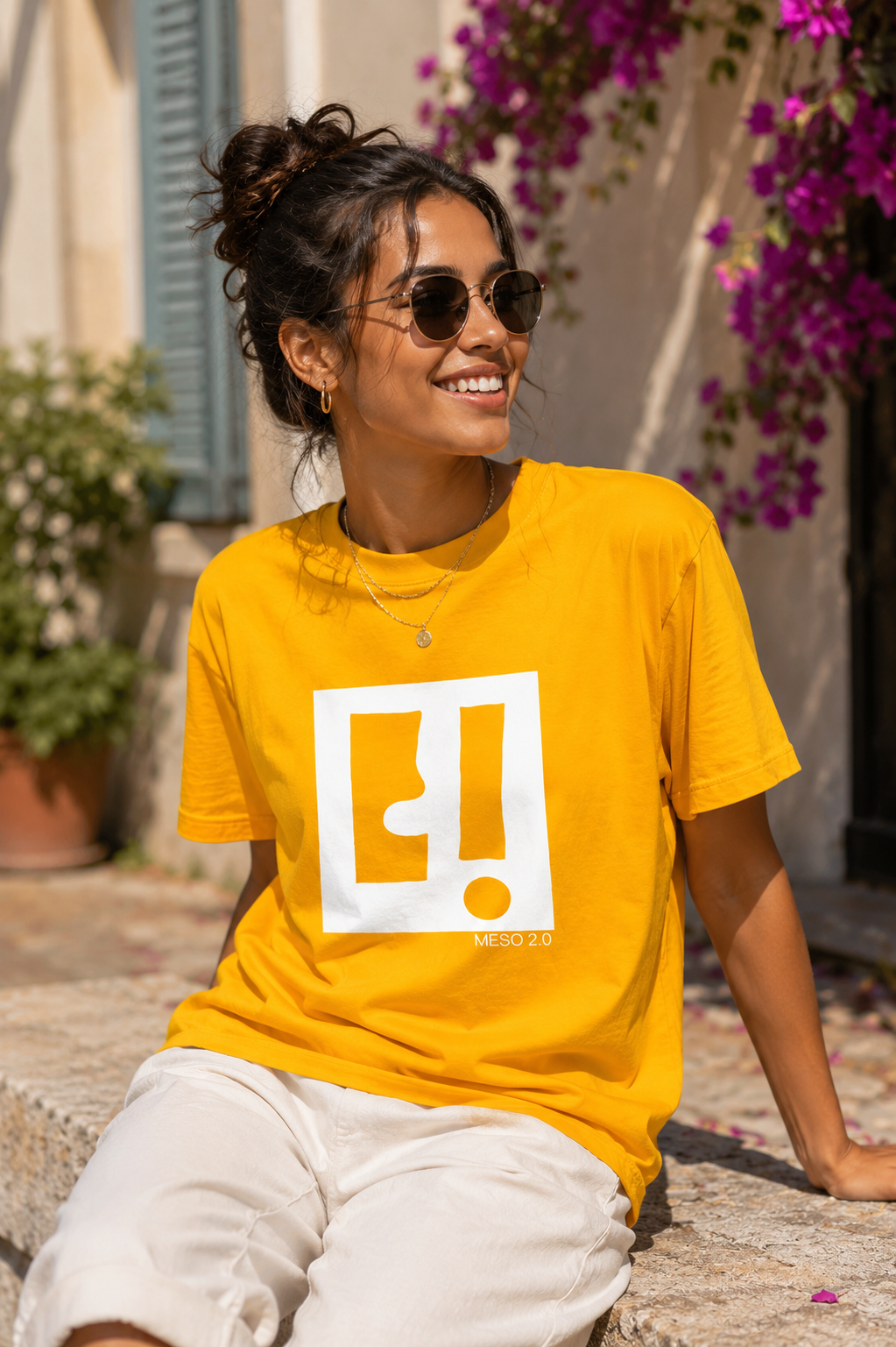 Meso 2.0 T-shirt L-02021 Avec cadre blanc