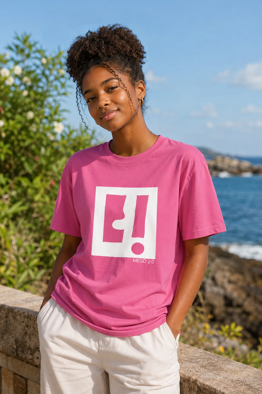 Meso 2.0 T-shirt L-02021 Avec cadre blanc