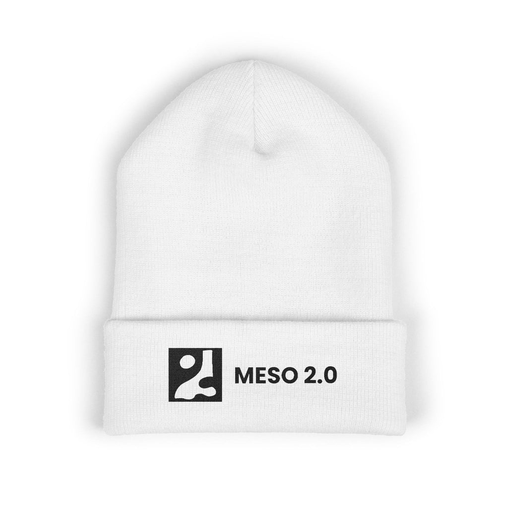 Meso 2.0 Tuque brodée L-02023 Blanc